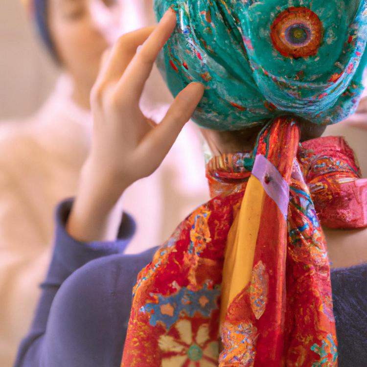 Jak zawiązać chustę na głowie?